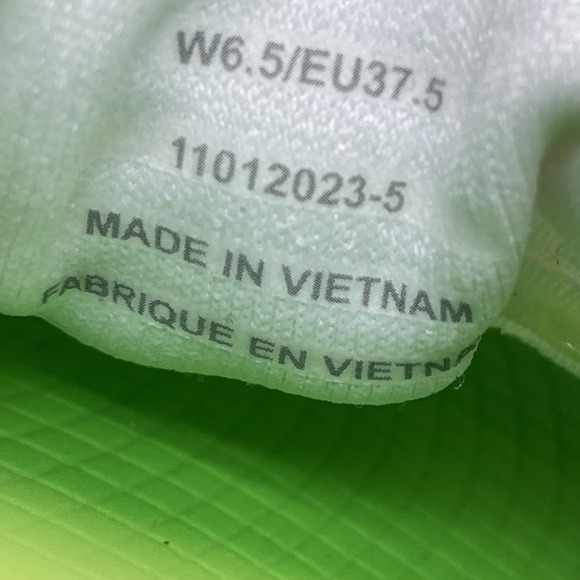 Oofos Oomg Sport LS Shoes Womens 6.5 Green Comfort Recovery Sneakers - Picture 9 of 11